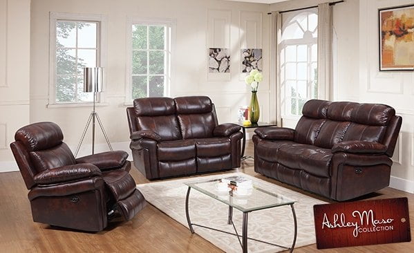 brown-leather-living-room-set