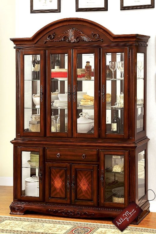 Classic Mohagany China Cabinet