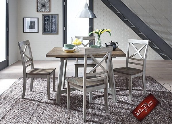 Grey Wooden Dining Set
