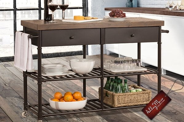 Metal Kitchen Cart