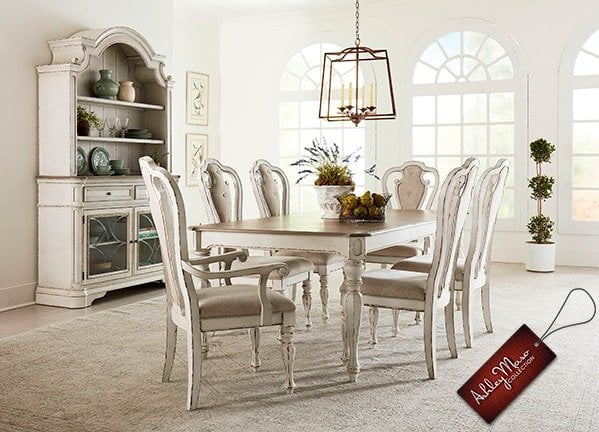 White Wood Dining Room