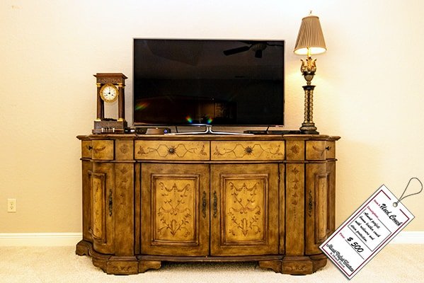 Wooden TV Console