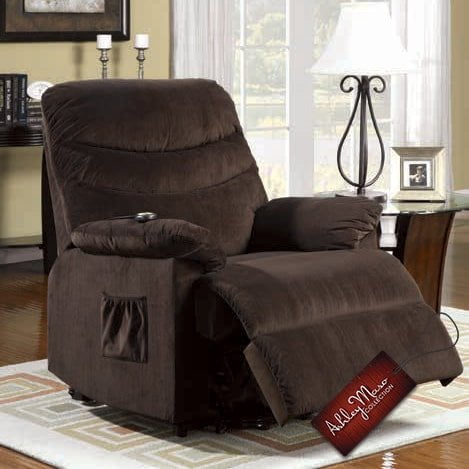 dark brown recliner