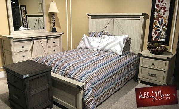 light brown bedroom set