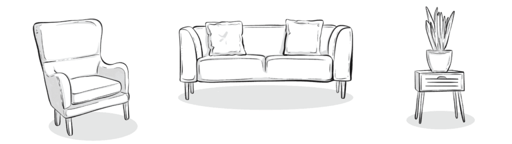 Illustration of some furniture